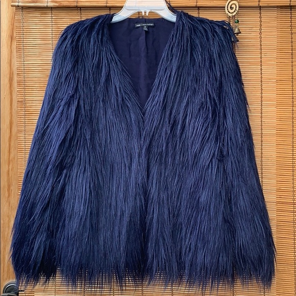 Ladakh UO faux fur jacket Margot boho mod rock fun - Picture 3 of 6